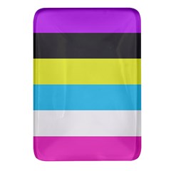 Bigender Flag Copy Rectangular Glass Fridge Magnet (4 Pack)