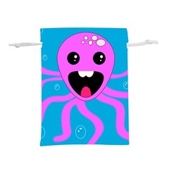 Bubble Octopus Copy Lightweight Drawstring Pouch (L)