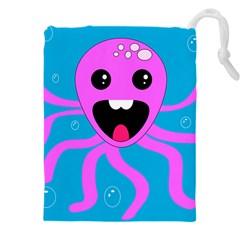 Bubble Octopus Copy Drawstring Pouch (4XL)