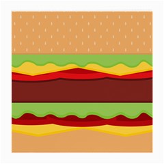 Cake Cute Burger Medium Glasses Cloth by Dutashop