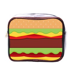 Cake Cute Burger Mini Toiletries Bag (one Side) by Dutashop