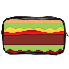 Cake Cute Burger Toiletries Bag (one Side) by Dutashop