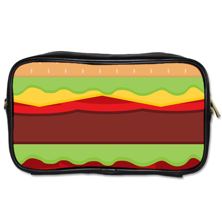 Cake Cute Burger Toiletries Bag (One Side)