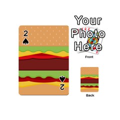 Cake Cute Burger Playing Cards 54 Designs (mini) by Dutashop