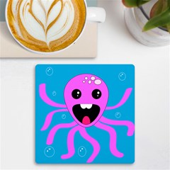 Bubble Octopus Copy UV Print Square Tile Coaster 