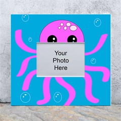 Bubble Octopus Copy White Wall Photo Frame 5  X 7  by Dutashop