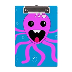 Bubble Octopus Copy A5 Acrylic Clipboard