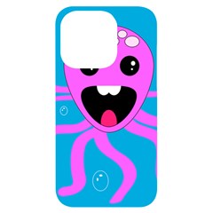 Bubble Octopus Copy Iphone 14 Pro Black Uv Print Case by Dutashop