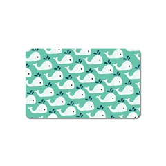 Whale Sea Blue Magnet (name Card) by Dutashop