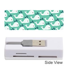 Whale Sea Blue Memory Card Reader (stick) by Dutashop