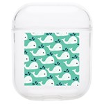 Whale Sea Blue AirPods 1/2 Case Front