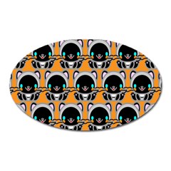 Cute Panda Oval Magnet by Dutashop