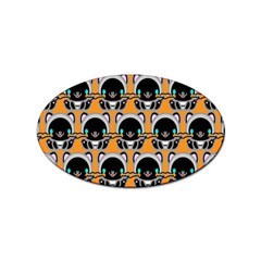 Cute Panda Sticker Oval (100 Pack) by Dutashop