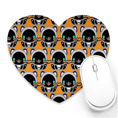 Cute Panda Heart Mousepad by Dutashop