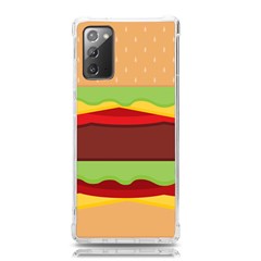 Cake Cute Burger Samsung Galaxy Note 20 Tpu Uv Case