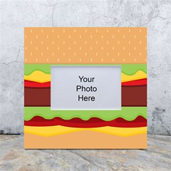 Cake Cute Burger White Box Photo Frame 4  X 6  by Dutashop