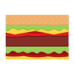 Cake Cute Burger Crystal Sticker (a4) by Dutashop