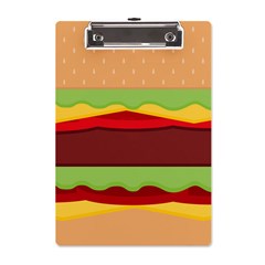 Cake Cute Burger A5 Acrylic Clipboard