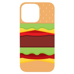 Cake Cute Burger Iphone 14 Pro Max Black Uv Print Case