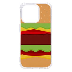 Cake Cute Burger Iphone 14 Pro Tpu Uv Print Case