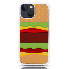 Cake Cute Burger Iphone 13 Mini Tpu Uv Print Case