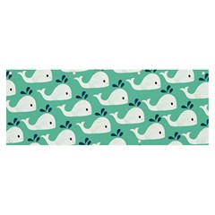 Whale Sea Blue Banner And Sign 8  X 3 