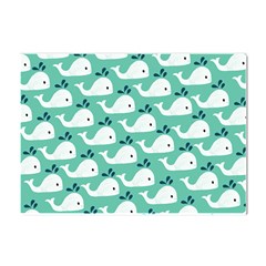 Whale Sea Blue Crystal Sticker (a4) by Dutashop