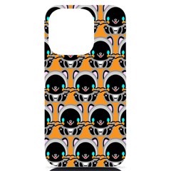 Cute Panda Iphone 14 Pro Black Uv Print Case