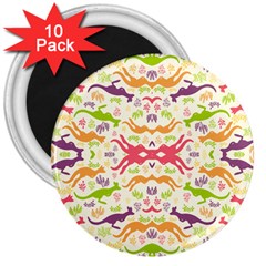 Kangaroo 3  Magnets (10 Pack)  by Dutashop