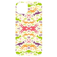 Kangaroo Iphone 14 Plus Black Uv Print Case by Dutashop