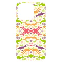 Kangaroo Iphone 14 Pro Black Uv Print Case by Dutashop