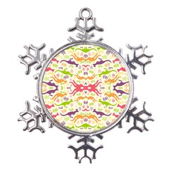 Kangaroo Metal Large Snowflake Ornament by Dutashop