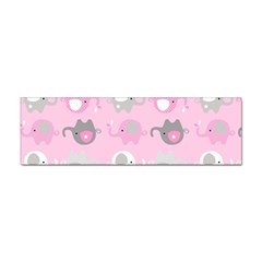 Animals Elephant Pink Cute Sticker Bumper (10 pack)