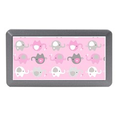 Animals Elephant Pink Cute Memory Card Reader (mini) by Dutashop