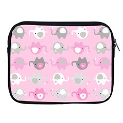 Animals Elephant Pink Cute Apple Ipad 2/3/4 Zipper Cases by Dutashop