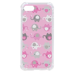 Animals Elephant Pink Cute iPhone SE