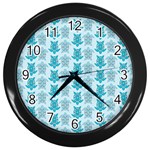 Sea Turtle Sea Animal Wall Clock (Black) Front