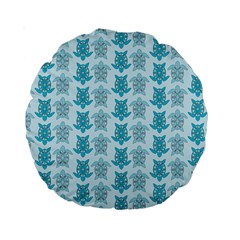 Sea Turtle Sea Animal Standard 15  Premium Round Cushions by Dutashop