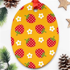 Strawberry Ornament (oval) by Dutashop