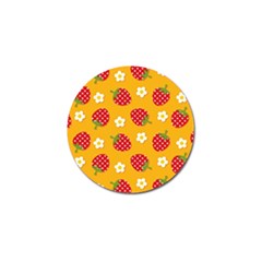 Strawberry Golf Ball Marker (4 Pack) by Dutashop