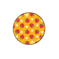 Strawberry Hat Clip Ball Marker by Dutashop