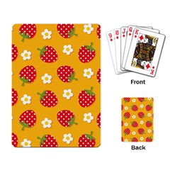 Strawberry Playing Cards Single Design (rectangle) by Dutashop