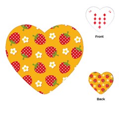 Strawberry Playing Cards Single Design (heart) by Dutashop