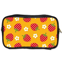 Strawberry Toiletries Bag (one Side) by Dutashop