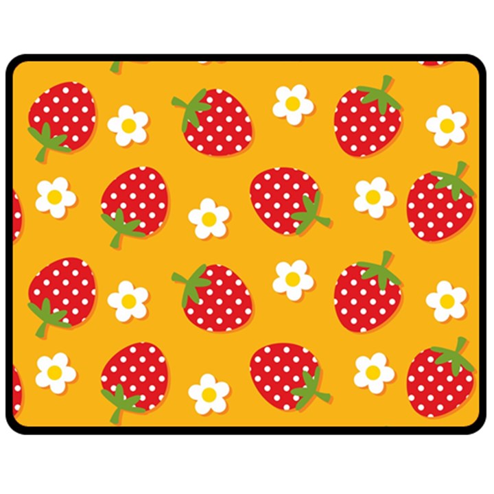 Strawberry Fleece Blanket (Medium)