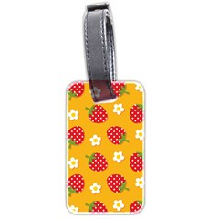 Strawberry Luggage Tag (two Sides) by Dutashop