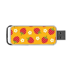 Strawberry Portable Usb Flash (two Sides) by Dutashop