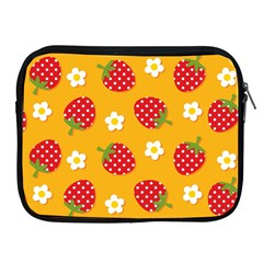 Strawberry Apple Ipad 2/3/4 Zipper Cases by Dutashop