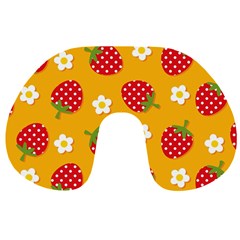 Strawberry Travel Neck Pillow by Dutashop