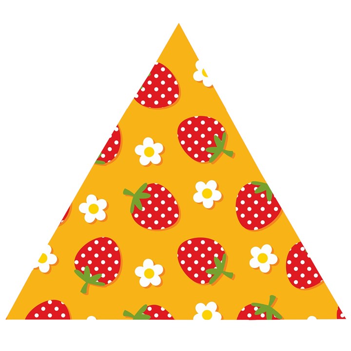 Strawberry Wooden Puzzle Triangle